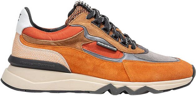 FLORIS VAN BOMMEL Lage Sneakers Heren Sfm-10234 De Zager Maat: 40 Materiaal: Suède Kleur: Oranje - Foto 12