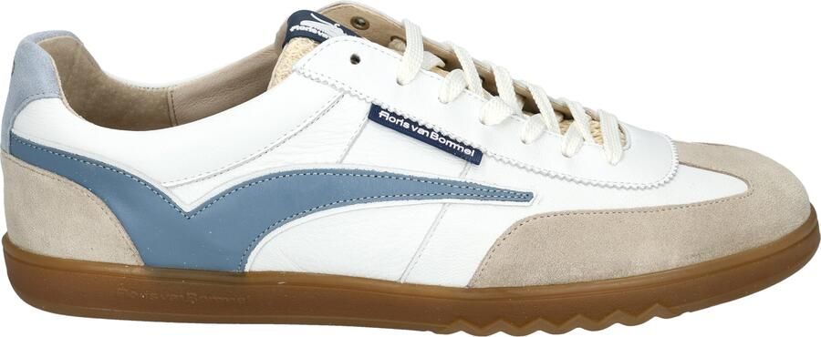 Floris van Bommel Sfm-10224 De Zaler Sneakers Leer Heren Wit - Foto 6