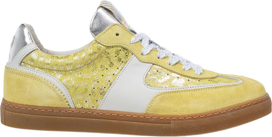 Floris van Bommel Sfw-10096 Minni Sneakers Dames Leren Sneaker Geel - Foto 4