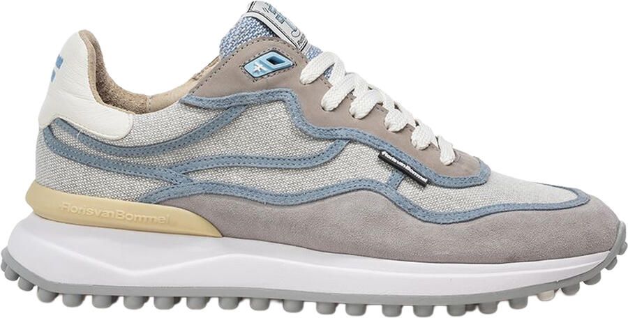 FLORIS VAN BOMMEL Lage Sneakers Heren Sfm-10228 Noppi Maat: 43⅓ Materiaal: Textiel Kleur: Grijs - Foto 2