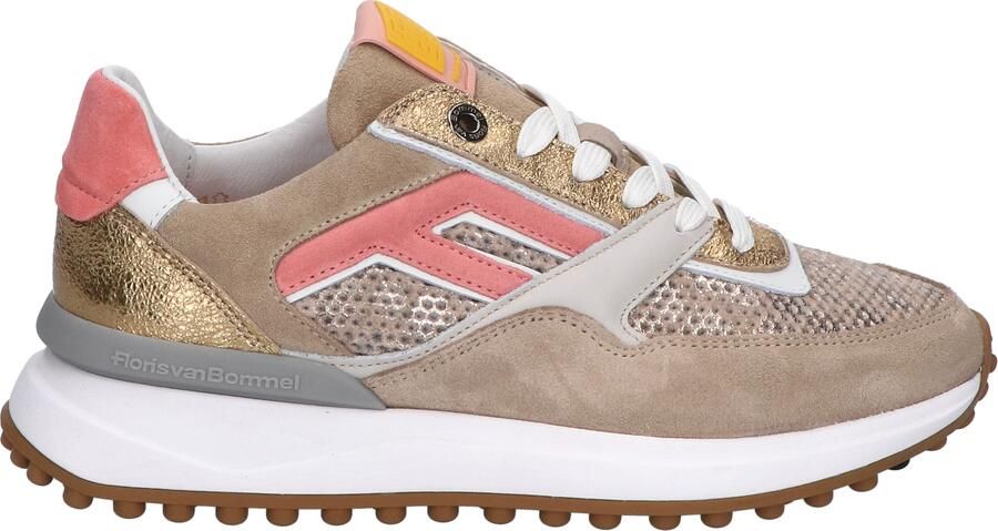 FLORIS VAN BOMMEL Lage Sneakers Dames Sfw-10128 Maat: 38 5 Materiaal: Lakleer Kleur: Goud - Foto 5