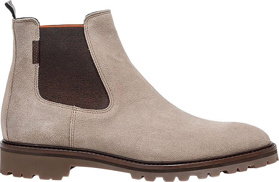 FLORIS VAN BOMMEL Chelsea Boots Heren Sfm-60018 Sturdi Maat: 45⅓ Materiaal: Suède Kleur: Taupe - Foto 7