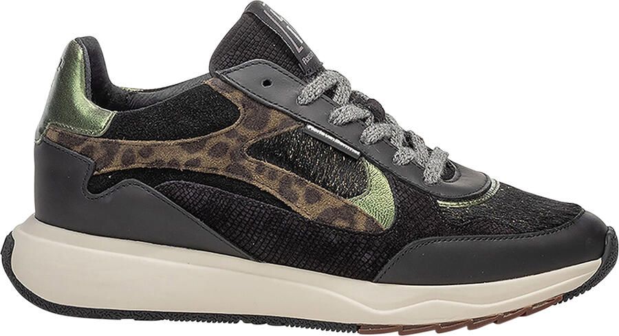 FLORIS VAN BOMMEL Lage Sneakers Dames Sfw-10159 Suvi Maat: 40 Materiaal: Textiel Kleur: Zwart - Foto 4