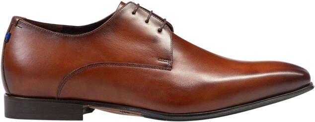 Floris van bommel Gilli 02.00 Dark Cognac G+ Wijdte Veterschoenen