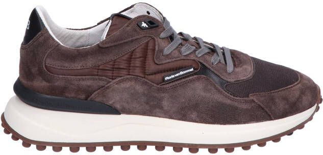 Floris van bommel 10152 Noppi 20-01 Brown G+ Wijdte Lage sneakers