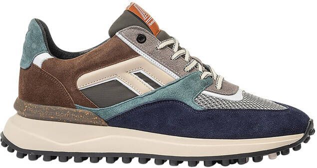 FLORIS VAN BOMMEL Lage Sneakers Heren Sfm-10139 Noppi Maat: 40⅔ Materiaal: Suède Kleur: Blauw - Foto 4