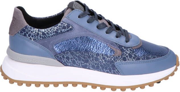 Floris van bommel 10099 Noppie 40-01 Blue G-Wijdte Sneakers