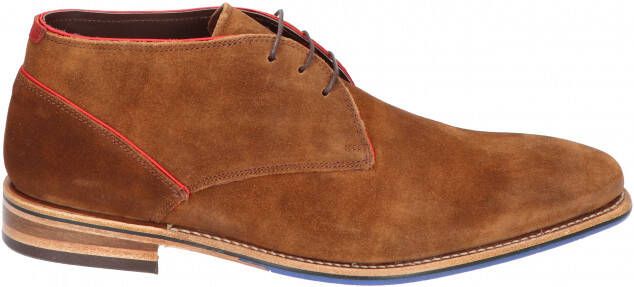 Floris van bommel SFM 50034 Brown Suede H Wijdte Veter boots - Foto 4