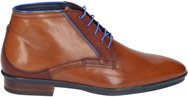 Floris van bommel SFM-50037 23-01 Cognac H-Wijdte Veter boots