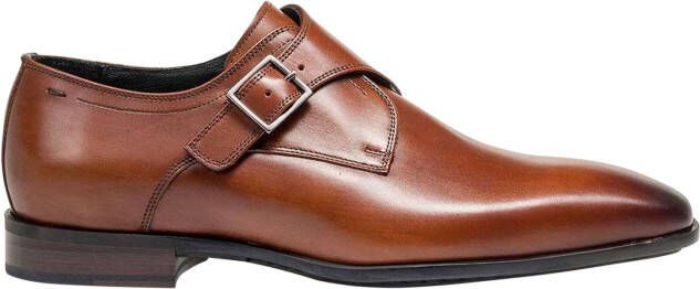 Van bommel 30016 Sella 04.03 Dark Cognac G+ Wijdte Gespschoenen