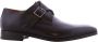 Van Bommel Floris van Floris Instappers Heren Gespschoenen Herenschoenen Leer SBM-30146 led Zwart - Thumbnail 4