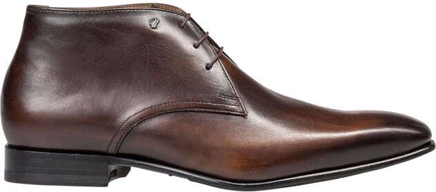 Van bommel 50009 Gira 04.12 Dark Brown H-Wijdte Veterschoenen