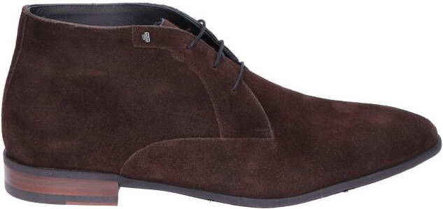 Van bommel SBM 50022 21 01 DarkBrown G+ Wijdte Veter boots