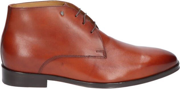 Van bommel Matra Leather 02.00 Dark Cognac I-Wijdte Veter boots