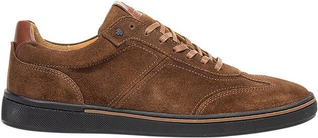VAN BOMMEL Lage Sneakers Heren Sbm-10018 Maat: 41 5 Materiaal: Suède Kleur: Cognac - Foto 2