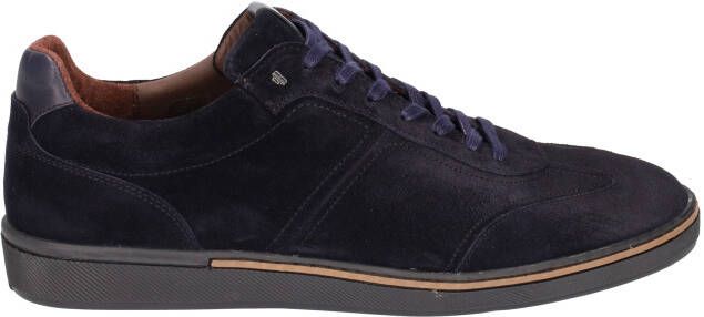 Van bommel 10018 Bora Dark Blue H-Wijdte Lage sneakers