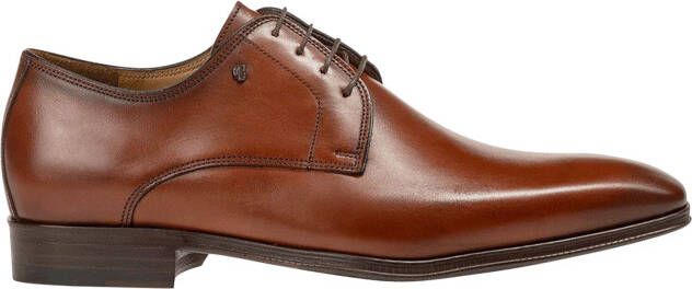 Van bommel Raffa 30118 24-01 Dark Cognac H-Wijdte Veterschoenen