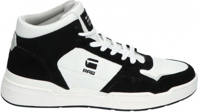 G-Star Raw ATTACC Mid Basic Heren Leren sneakers 2212 040711 WHT-ZWART - Foto 10