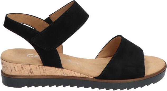 Gabor 22.750.47 schwarz(Kork schw) Sandalen - Foto 3