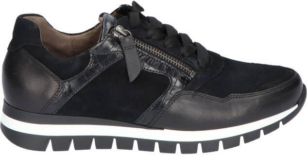 Gabor 36.438.67 Black H-Wijdte Veterschoenen