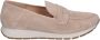 Gabor Beige Suède Loafers Stijlvolle Comfortabele Schoenen Beige Dames - Thumbnail 4