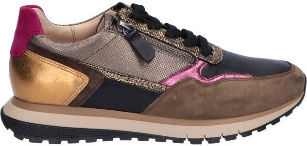 GABOR Lage Sneakers Dames 378 Maat: 37 5 Materiaal: Leer Kleur: Zwart - Foto 7