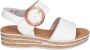 Gabor Witte Sandaal 550.2 Comfort Stijl White Dames - Thumbnail 6