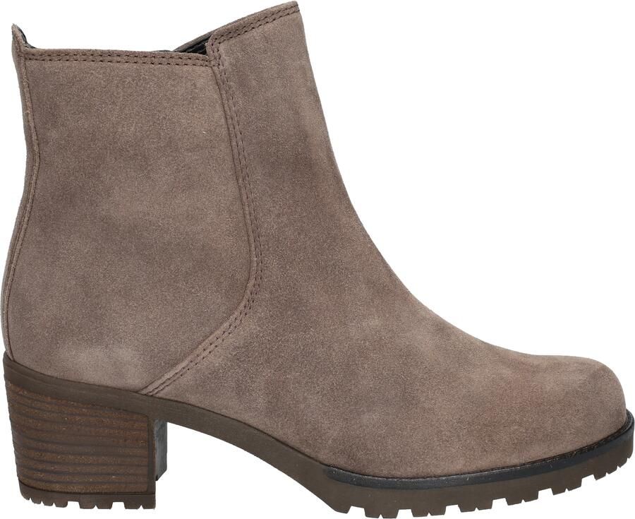 GABOR Enkellaarsjes Dames 800.1 Maat: 37 5 Materiaal: Suède Kleur: Taupe - Foto 4