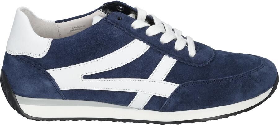 Gabor art. 86.556 36 sneaker blauw suede H leest veter dames - Foto 4