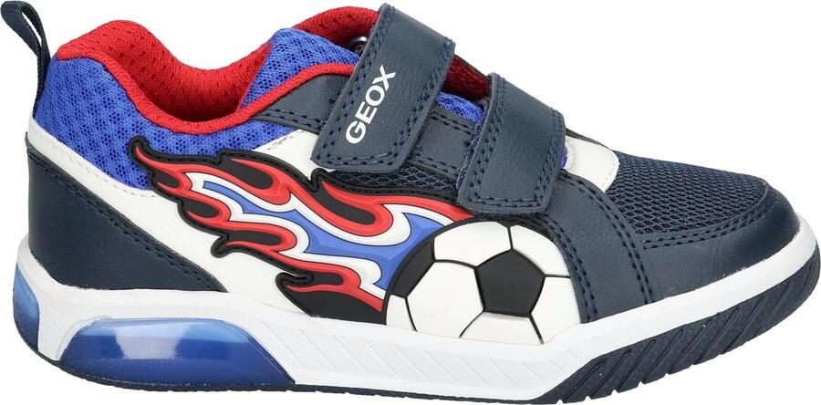 GEOX INEK JONGENS Sneakers MARINEBLAUW ROOD - Foto 3