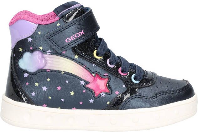 Geox Skylin Girl Ster Navy Multicolor