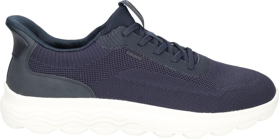 Geox Blauwe Casual Textiel Sneakers met 3cm Rubberen Zool - Foto 15