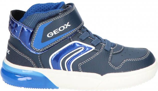 Geox J169VA Navy Royal Sneakers hoge sneakers