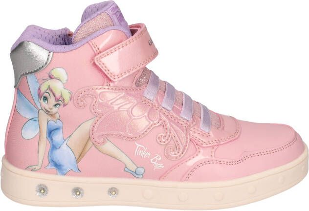 Geox Skylin Girl Pink Lilac Sneakers hoge-sneakers