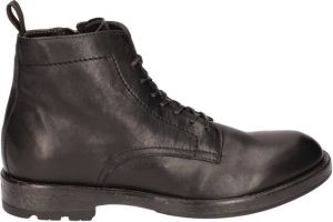Giorgio 1958 Leather Derby Ankle Boot 67434 Black Veter boots