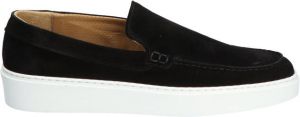 Giorgio 1958 Suede Loafers 13781 Black Instapschoenen