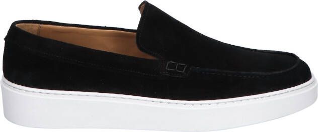 Giorgio 1958 Suede Loafers 13781 Black Instapschoenen