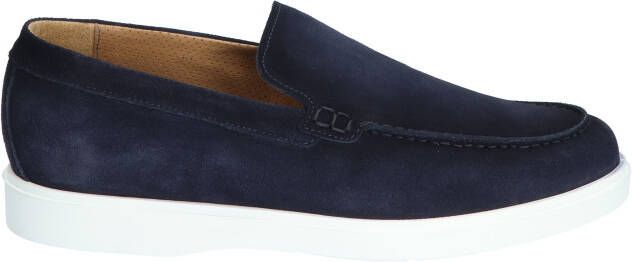 Giorgio 1958 Suede Loafers 28785 Blue Instapschoenen