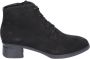 HARTJES Enkellaarsjes Dames 172.1902 Maat: 37 Materiaal: Nubuck Kleur: Zwart - Thumbnail 2
