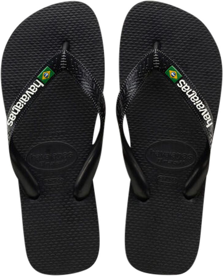 Havaianas Brasil Logo Black