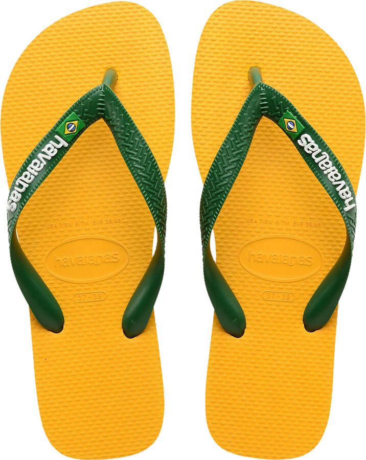 Havaianas Brasil Logo Pop Yellow