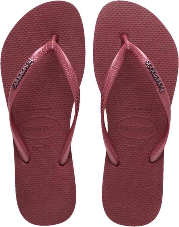 Havaianas Logo Metallic Amaranth