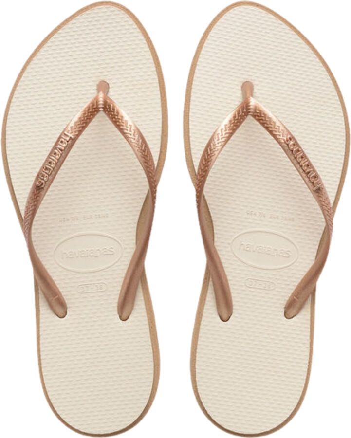 Havaianas Slim Point Rose Gold Beige