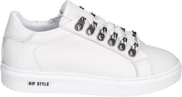 Hip H1602 White Combi Leather Lage sneakers