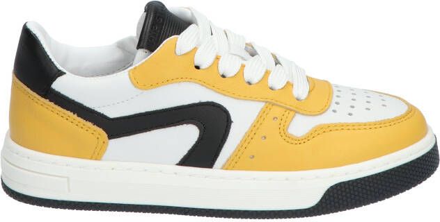 Yellow black best sale sneakers