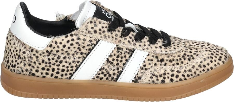 Hip H1500 Sneakers Meisjes Leren Sneaker Beige - Foto 3