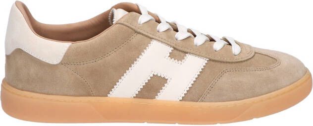 HOGAN Lage Sneakers Heren Cool Allacciato H Maat: 43 Materiaal: Suède Kleur: Beige - Foto 2