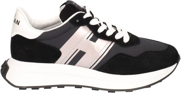 Hogan H641 Black White Silver Lage sneakers