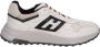 HOGAN Sneakers Heren Mesh Combi Runner Maat: 43 Materiaal: Suède Kleur: Wit - Thumbnail 3