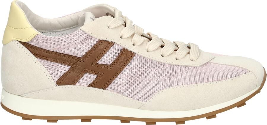 Hogan Athletic Sneakers Yellow Pink Beige